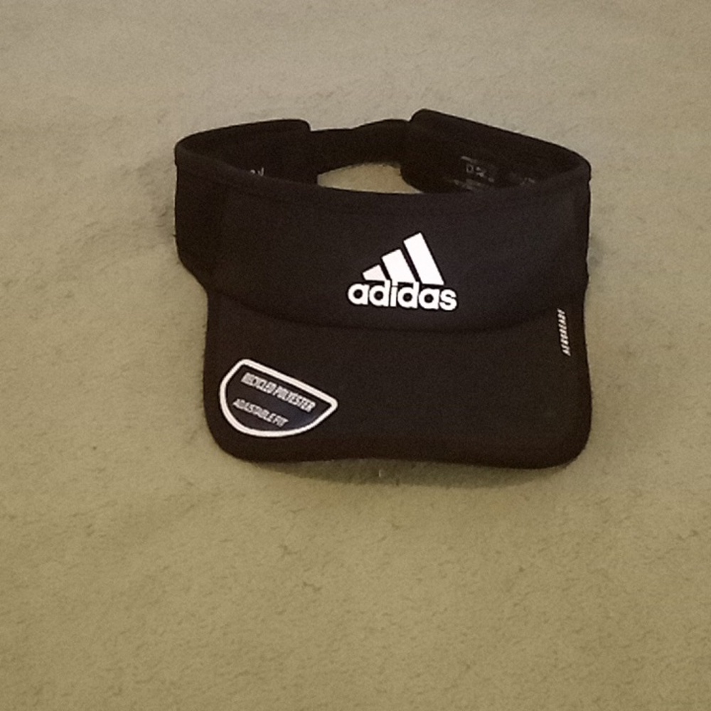 Adidas men's golf visor black NWT